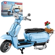 V200 Motorcycle Building Toy for Adults, Motorbike Building Set for Adults, Collectible Cool Sidecar Motorcycle Model Kit with Stand, Room Decor for Adult 1,169 PCS