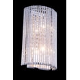 thumbnail image 1 of Influx 2 light Chrome Wall Sconce Clear Royal Cut Crystal, 1 of 2