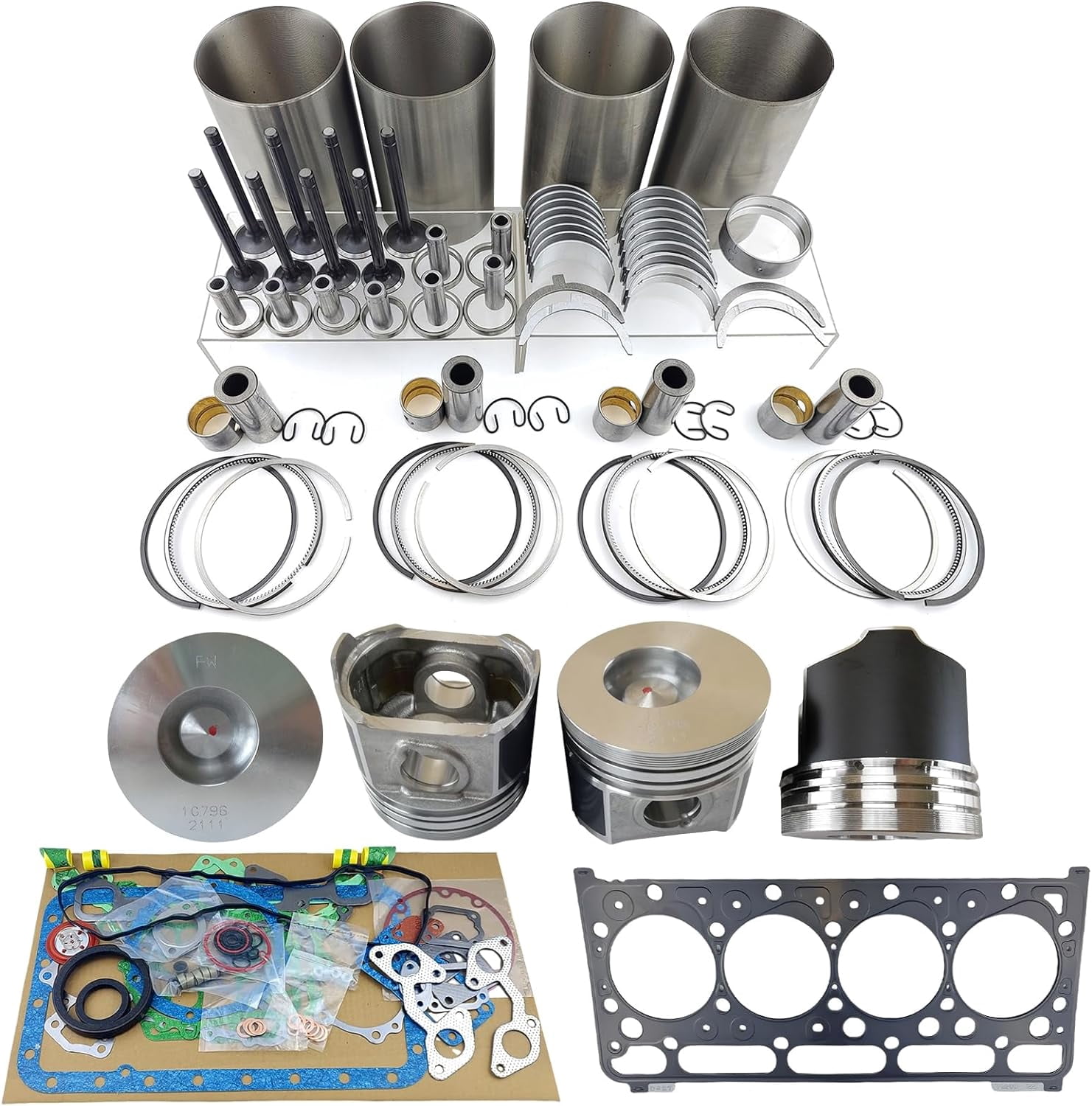 V2203 Engine Overhaul Rebuild Kit Combustion Chamber 40mm For Kubota ...