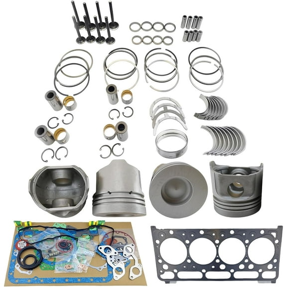 V2203 Engine Overhaul Rebuild Kit (No cylinder liner) Combustion Chamber 46mm For Kubota V2203-DI V2203 V2203T V2203E V2203B Engine For Bobcat 337 331 334 341 Excavator 16641-21112 1664121112
