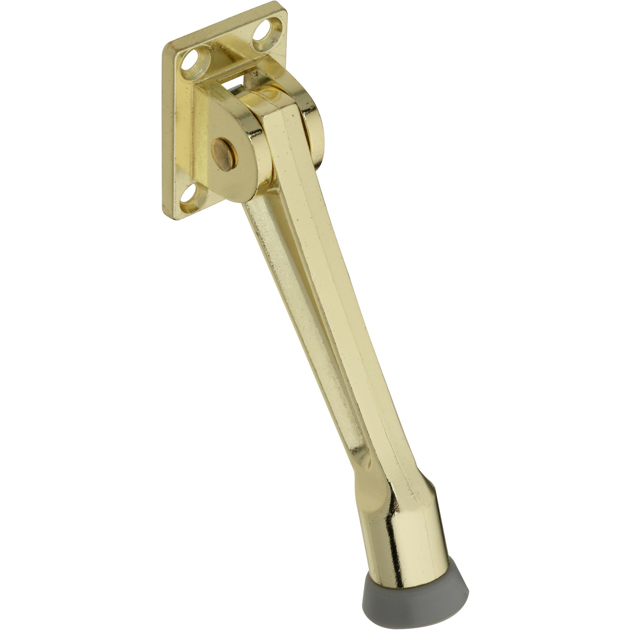 V239 5" Kickdown Door Stop Brass