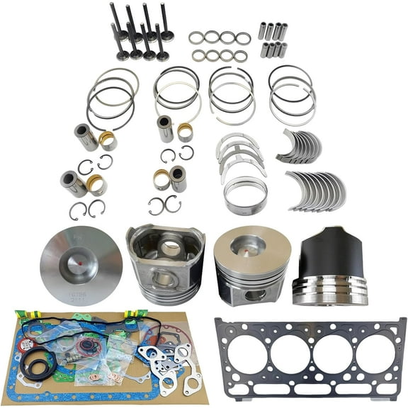 V2403 Engine Overhaul Rebuild Kit (No cylinder liner) Combustion Chamber 40mm For Kubota V2403 V2403T V2403M V2403MDI V2403DI Engine KX161-3 Excavator For Bobcat T190 S150 1G861-21110