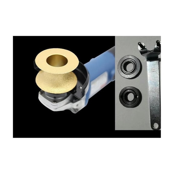 V25 1" Full Bullnose Diamond Profiler Wheel Router Bit for Granite Concrete edge