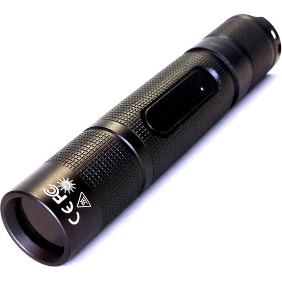 V3 365nm MINI - Black Light UV Flashlight - Pure Ultraviolet - Professional Grade High Power Upgraded 5 Core UV LED - Stock