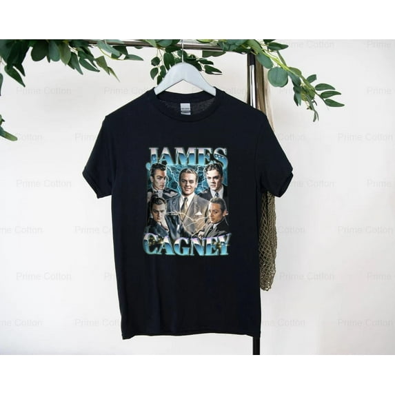 V3_Global JAMES CAGNEY Reteo T-shirt James Cagney Vintage 90's Shirt, Classic, Hollywood, Actor , for Unisex, up to size 5XL
