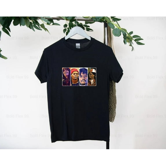 V3_Global Many Faces of Dave Chappelle T-Shirt Comedian, Comedy, Characters, Sketches, Chappelle Show , for Unisex, up to size 5XL