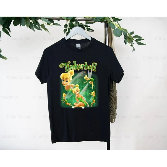 V3_Global We Are Never Too Old For Tinker Bell Love Fairy Princess Tshirt Women, Cartoon , for Unisex, up to size 5XL