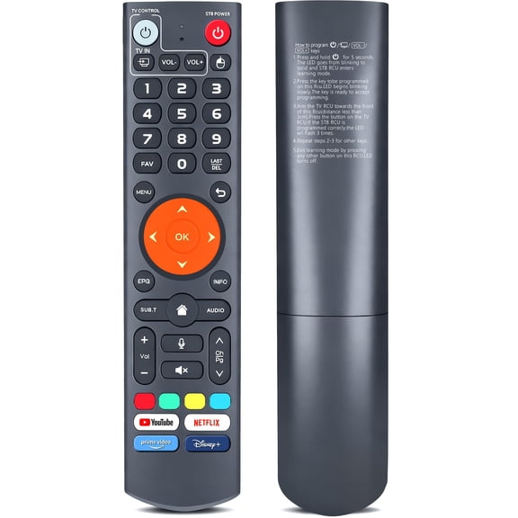 V3 Plus Voice Remote Control, Replacement Compatible with vSeeBox V3 Plus V3 Pro Smart Bluetooth Voice Remote Control