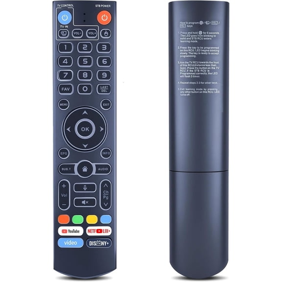 V3 Pro Replacement Voice Remote Control for vSeeBox V1 V2 V3 V4 V5 Pro V1 Max V3 Plus WE 2USAT & Elite Series