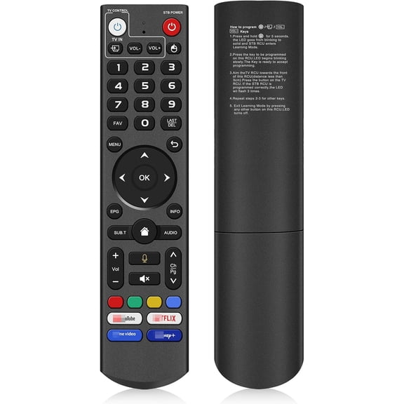 V3 Pro Voice Remote Control Replacement Compatible for vSeeBox V5 Pro,V1,V1,V2,V2 Pro, V3, Plus,V1 Max,Elite,Max