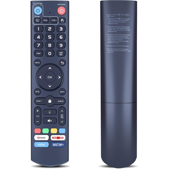 V3 Pro Voice Remote Control Replacement Compatible for vSeeBox V5 Pro,V1,V1,V2,V2 Pro, V3, V3 Plus,V1 Max,Elite,Max