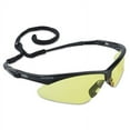 thumbnail image 1 of V30 Nemesis Safety Glasses, Amber, Polycarbonate Lens, Uncoated, Black Frame/Temples, Nylon | Bundle of 5 Pairs, 1 of 1