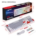 thumbnail image 1 of V300 Gaming Keyboard 108 Keys Portable Wired Office Keyboard with Colorful RGB Backlight Silence Keyboard for Laptop PC Computer, 1 of 9