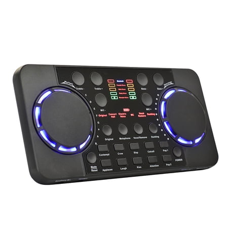 V300 Live Sound Multifunctional Rechargeable BT Sound for SingingLive Broadcasting/ Recording Voice and Music Compatible with Computer and Smart Phone