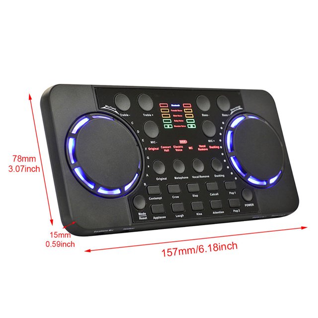 V300 Pro Live Streaming Sound Card 10 Sound Effects Bluetooth