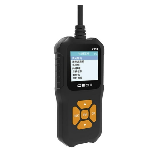 V318 Check Engine System OBD2 Scanner Read Vehicle Information Code Reader Car Diagnostic Tool Multi-langua Battery Tester