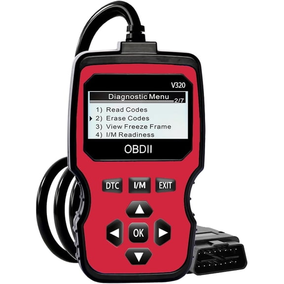 V320 Car  Scanner - OBD2 Scanner Diagnostic Tool, Engine Fault Code Reader for Mechanics & DIYers.