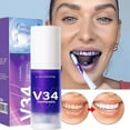 V34 Teeth Whitening Toothpaste Remove Plaque Coffee Stains Cleaning