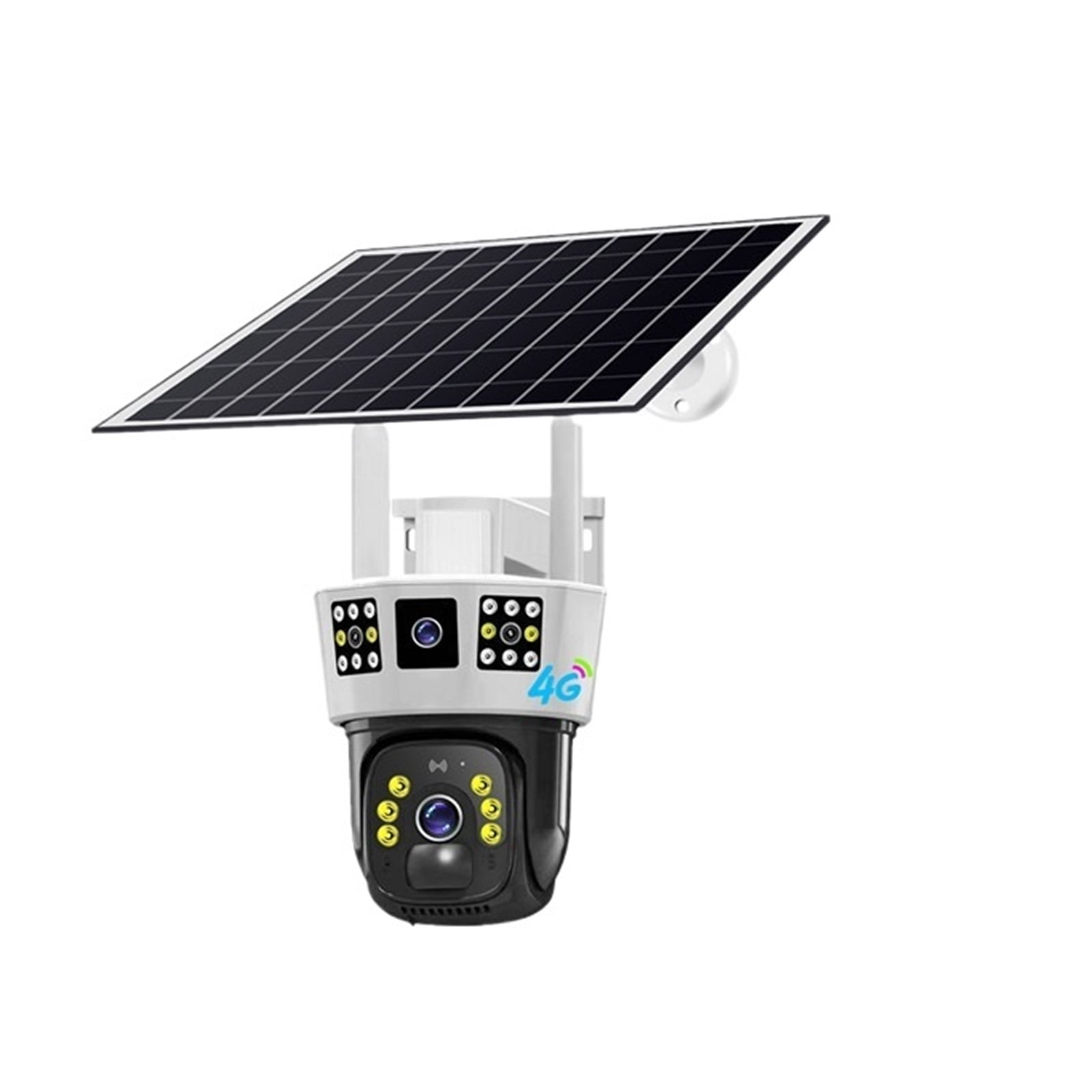 V380 Pro Solar WIFI 12MP 6K 4G Two Lens Three Screen Automatic Tracking Surveillance Camera