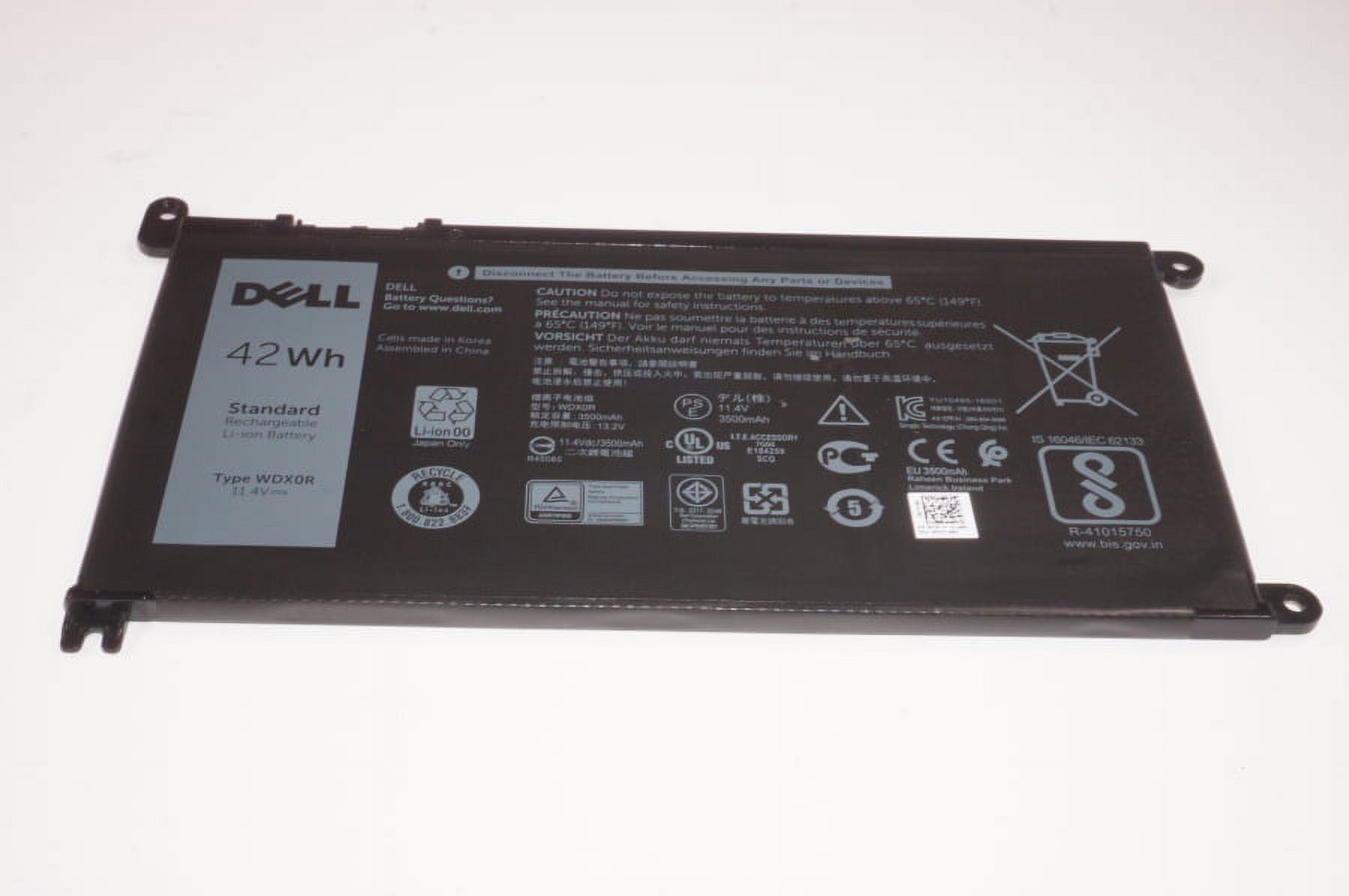 V3F7V Dell 42wh 11.4v 3500mah Battery I7573-5104GRY-PUS I7378-0028GRY - image 1 of 1