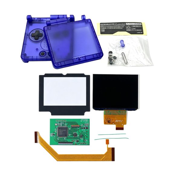 V4 IPS SP Backlight Backlit LCD For Game Boy Advance SP Shell Case