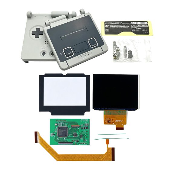 V4 IPS SP Backlight Backlit LCD For Game Boy Advance SP Shell Case
