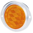 thumbnail image 1 of V472R 3 In. Aluminum Oval Reflector- Red, 1 of 1