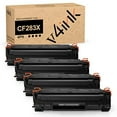 thumbnail image 1 of V4ink 83X Compatible Toner Cartridge Replacement for HP 83X CF283X, 4-pack, 1 of 5
