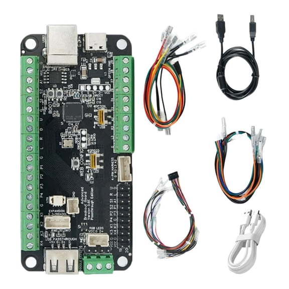 V5.6E USB Passthrough Fighting Board DIY Fight Stick Hitbox Controller