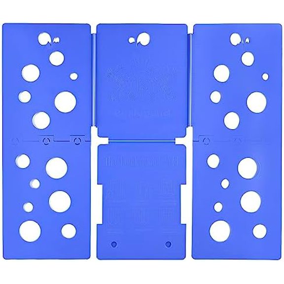 V5 Shirt Folder Clothes Folding Board t Shirt Folder Assemblable Clothes Folder Easy and Fast to fold Clothes Laundry Helper Assistant for Professional Laundry Folder Folding Tool, Blue