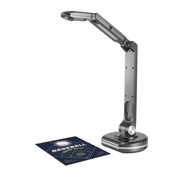 V500S USB 2-in-1 Document Camera & Book Scanner Webcam With Auto 8M A3 Scanning Size LED Light For Mac Windows ,Easy to Use