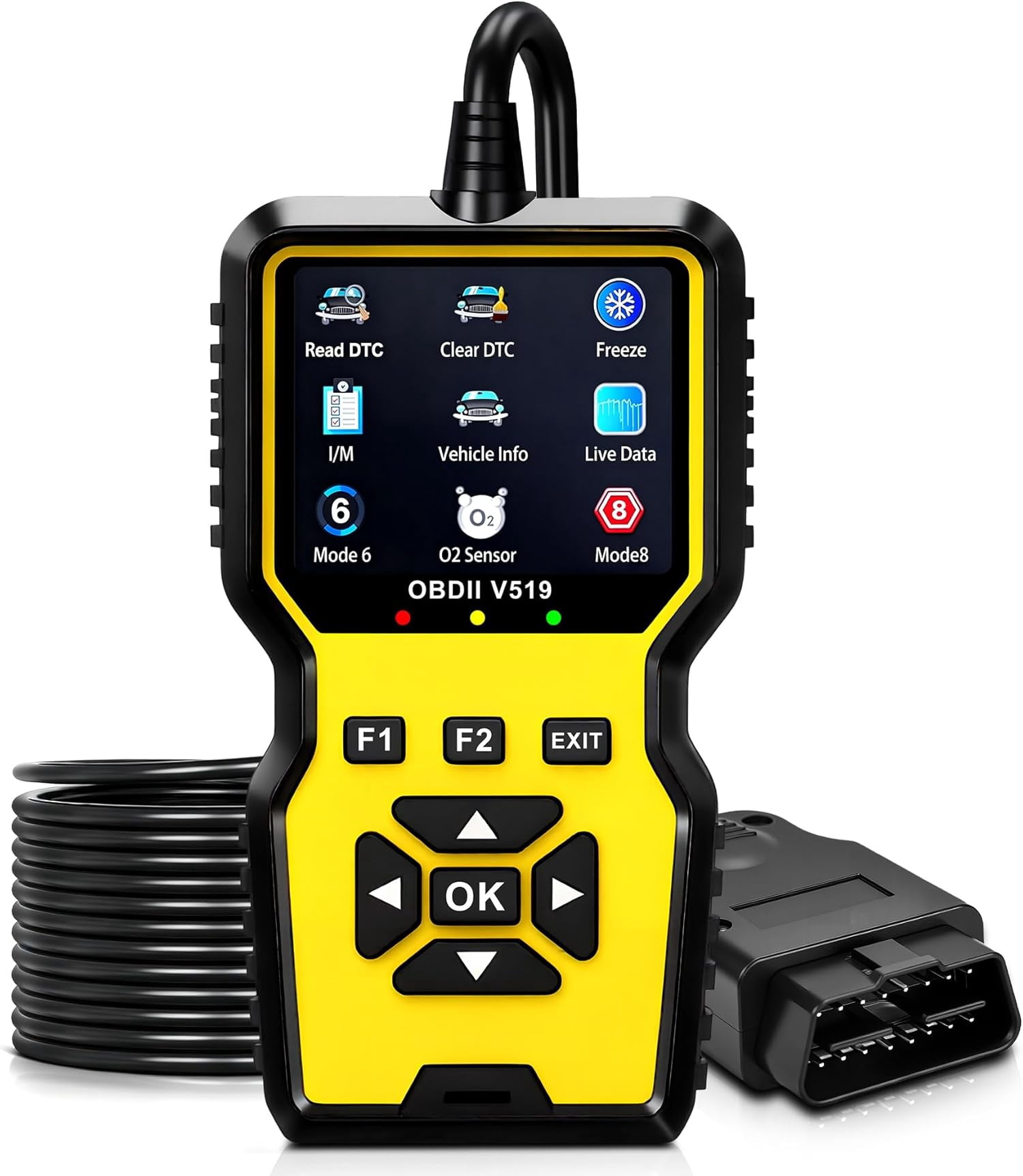 V519 OBD2 Scanner Diagnostic Tool with Reset, Diagnose 's Issue, Check ...