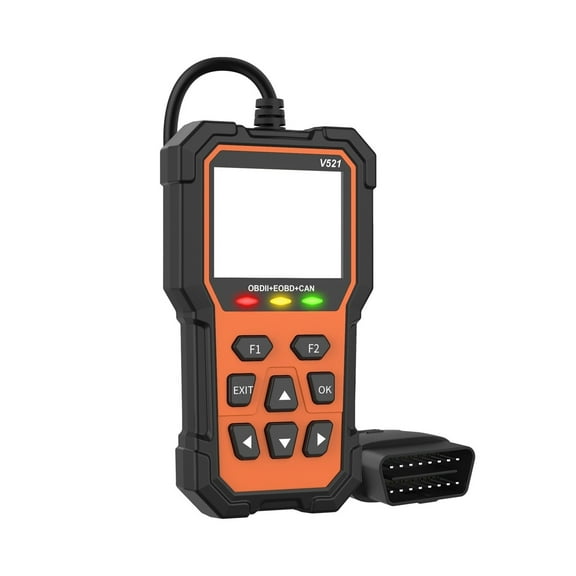 V521 OBD2 Diagnostic Scanner Tools Code Reader Clear Engine Fault Light Live Data Support Most Protocols