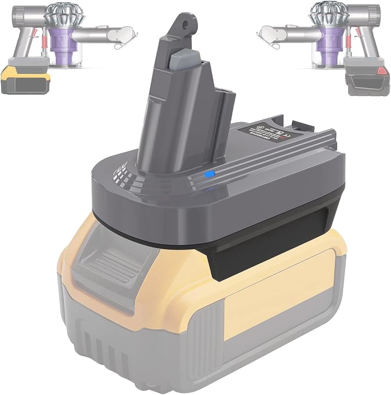 V6 Adapter for Mil*wau*kee 18V De*walt 20V Battery Convert to for Dy*son V6 Series Animal Fluffy Motorhead Handheld Vacuum Battery Converter