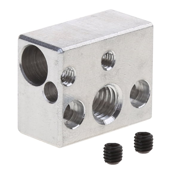 V6 Heatblock For Ender3 S1 3D Printer Hotend High Temperature Resistant Heating Block Aluminum 16x10x20mm