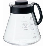 V60 Glass Range Coffee Server, 800ml, Black