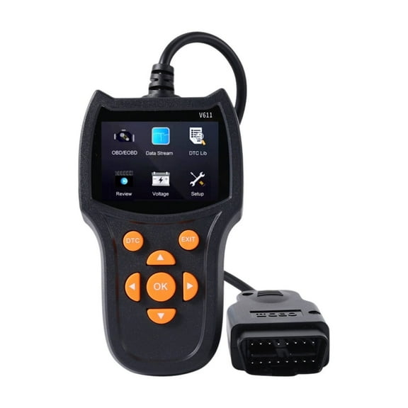 V611 Car OBD2 Scanner Automotive Engine Fault Code Reader Diagnostic Tool for Check Engine Light with Data Stream Live Data Scan Tool for Vehicles