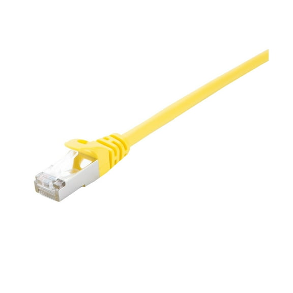V7 16.4 ft. Cat6 Shielded STP RJ45 Male to RJ45 Male Network Cable, Yellow