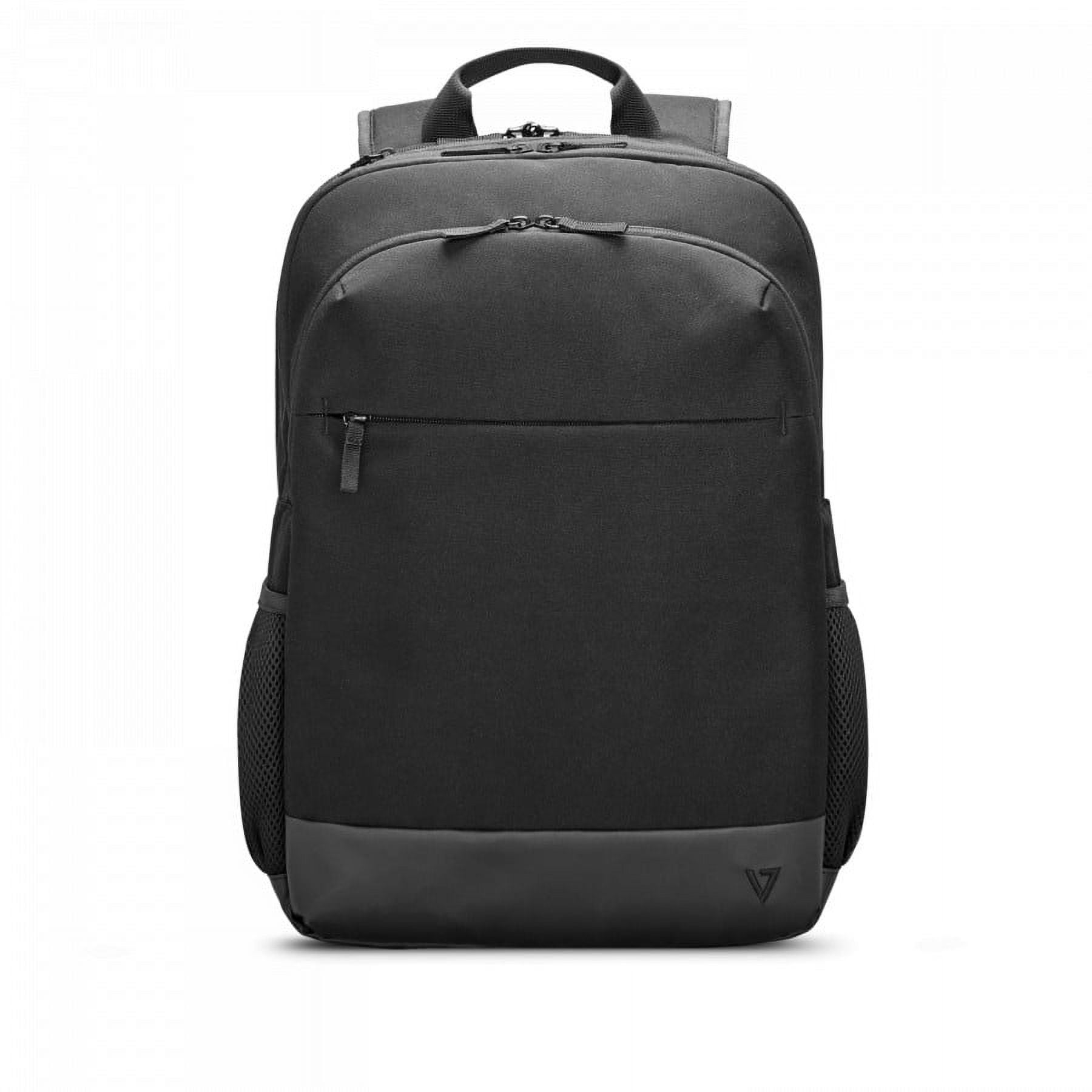 V7 17" Ecofriendly Laptop Backpack, Black