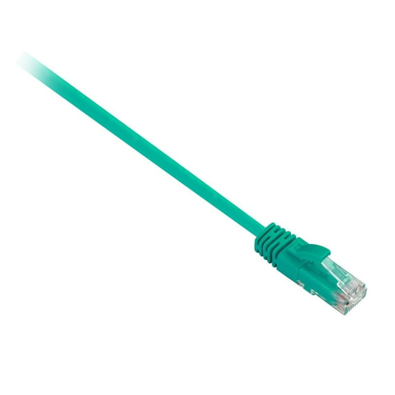 V7 3.3 feet Cat6 Unshielded UTP RJ45 Male to RJ45 Male Cable, Green