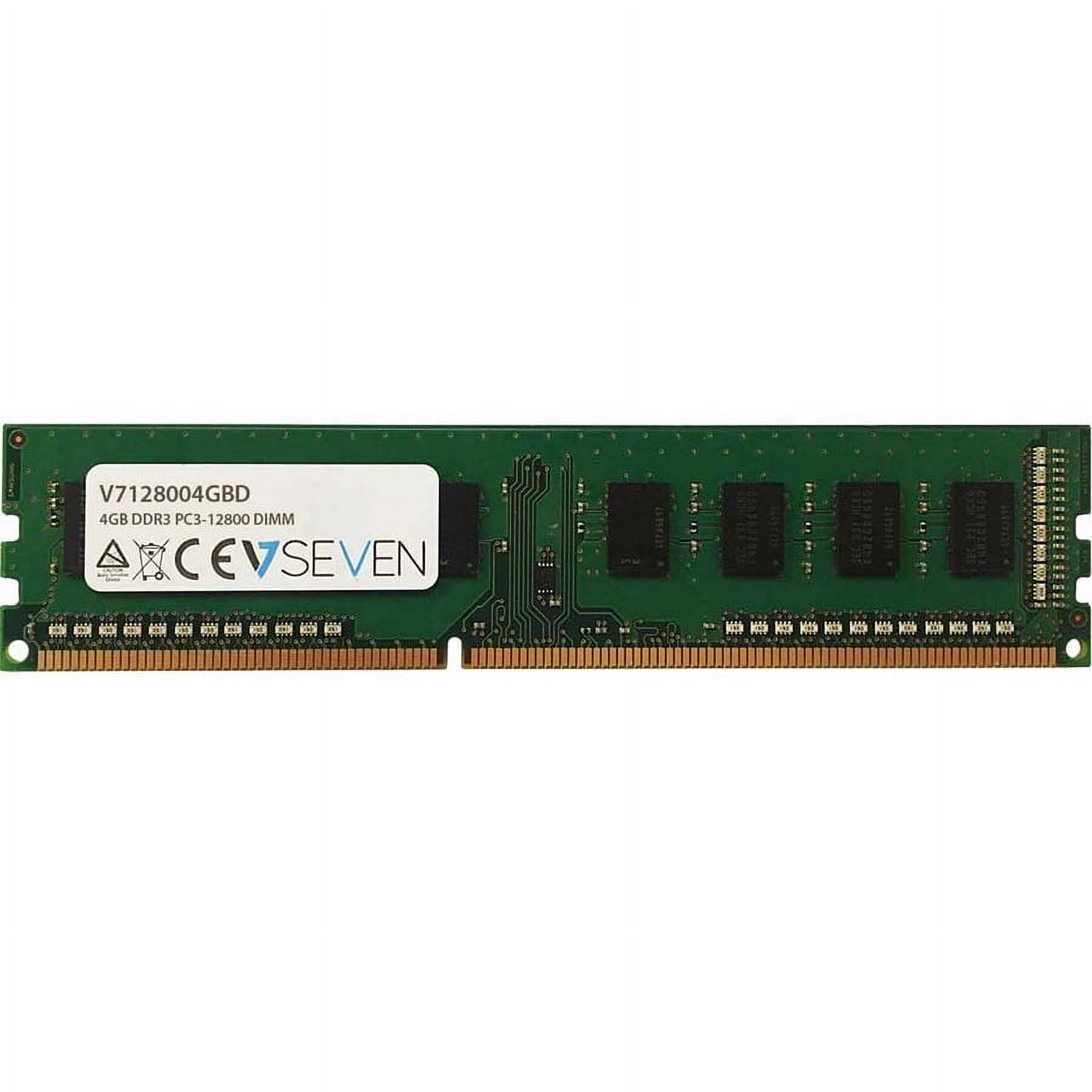 4GB DDR3 PC3-12800 - 1600mhz DIMM Desktop Memory Module - V7128004GBD ...