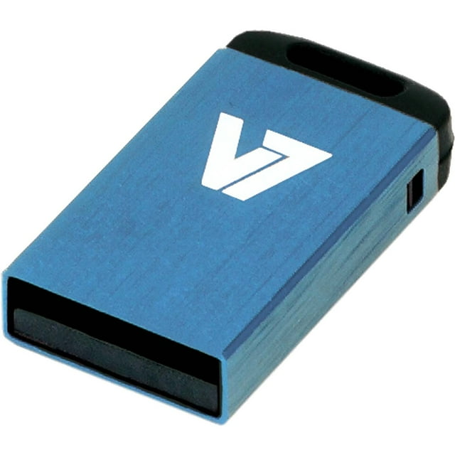 V7 8GB Blue Nano USB Flash Drive