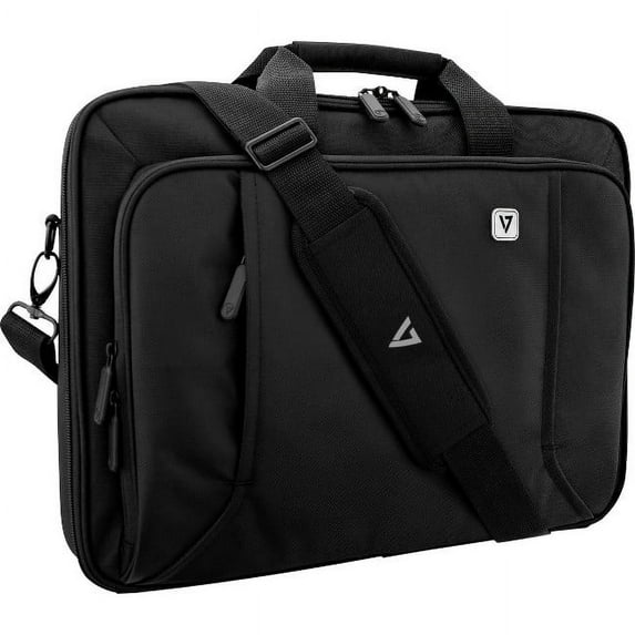 V7 CCP17-BLK-9N Professional Frontloader Notebook Case, Black