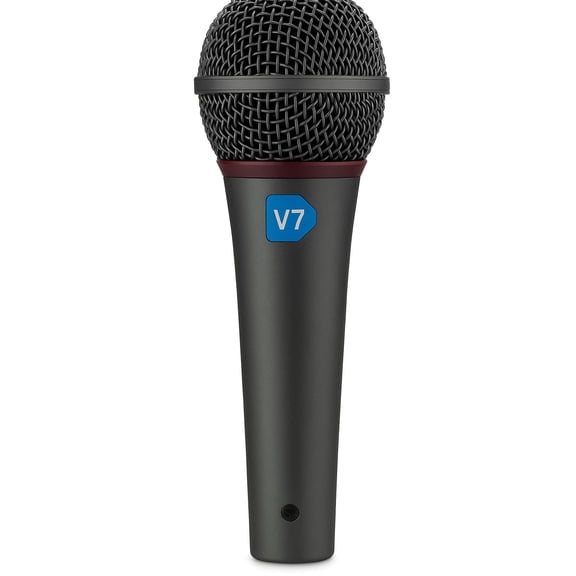 V7 Dynamic Microphone for Singing, Speech, and Studio Recording  XLR Handheld Professional Microphone with Supercardioid Aluminum Voice Coil, High Gain Before Feedback, Durable Grey Design, Ideal fo