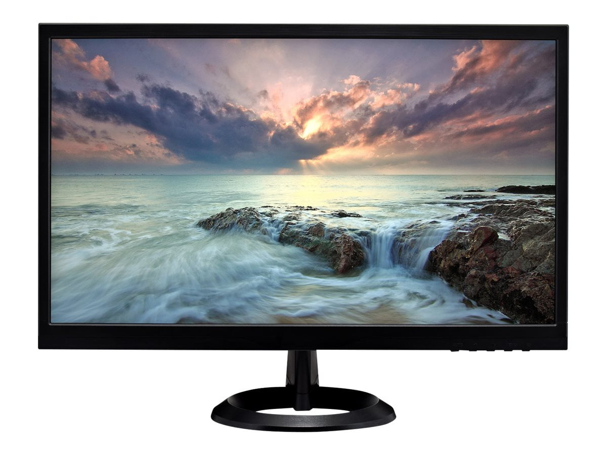 V7 L215E-2N - LED monitor - 21.5" - 1920 x 1080 Full HD (1080p) @ 60 Hz - TN - 200 cd/m�� - 1000:1 - 6 ms - DVI, VGA - black