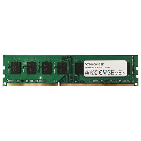 4GB DDR3 PC3-10600 - 1333mhz DIMM Desktop Memory Module - V7106004GBD