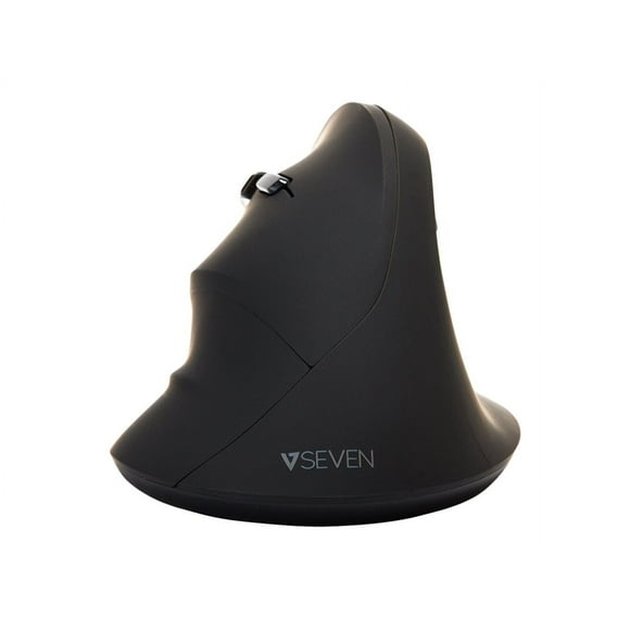 V7 MW400L Mouse - Optical - Wireless - 20 ft - Radio Frequency - 2.40 GHz - Black - USB - 1600 dpi - Scroll Wheel - 6 Button(s) - Left-handed - 1 x AA Battery Supported