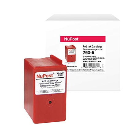 NuPost NPTP700 Fluorescent Red Ink Cartridge