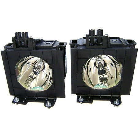 V7 Repl lamp Panasonic 4000HRS 300W ET-LAD55LW 2PK PT-D5500/D5600/DW5000 SERIES