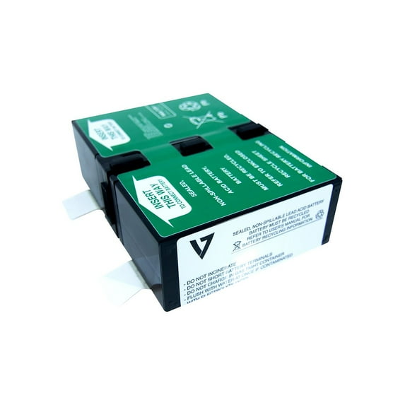V7 Replacement UPS Battery Green/Black/White (APCRBC124-V7)